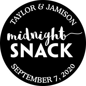 Personalized Midnight Snack Favor Stickers (144 Piece(s))