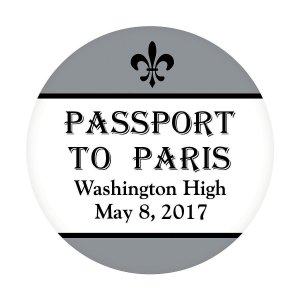 Paris Personalized Stickers (144 Piece(s))