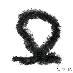 Black Fringe Boas (Per Dozen)
