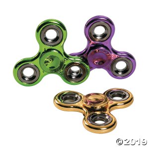 Colorful Metallic Fidget Spinners (6 Piece(s))