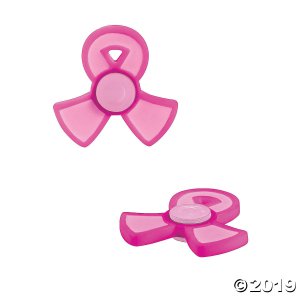 Pink Ribbon Fidget Spinners (Per Dozen)