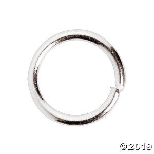 Silvertone Metal Jumprings - 6mm (100 Piece(s))