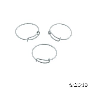 Inspiring Charms Expandable Rings - Silvertone (6 Piece(s))
