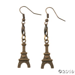 Antique Goldtone Clasp Earrings (24 Piece(s))