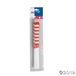 Small Plastic American Flags (72 Piece(s))