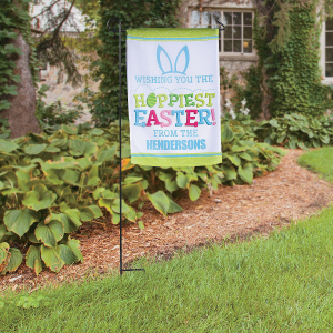 Personalized Easter Garden Flag (1 Piece(s))