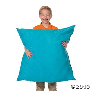 Jumbo Blue Floor Pillow (1 Piece(s))