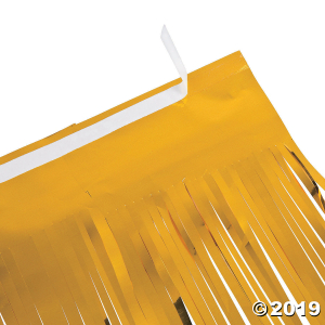 Yellow Metallic Float Fringe (1 Piece(s))