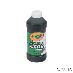 16-oz. Crayola® Washable Black Acrylic Paint (1 Piece(s))