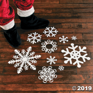 Snowflake Floor Decals (1 Sheet(s))
