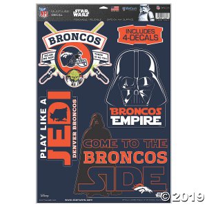NFL® Denver Broncos Star Wars Decals (1 Piece(s))