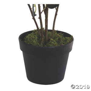 Vickerman 45" Artificial Yellow Rose Plant in Pot (1 Piece(s))