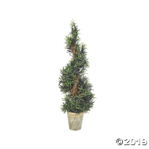 Vickerman 34" Rosemary Spiral with Paper Pot (1 Piece(s))