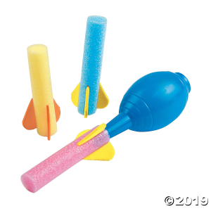 Foam Crush Rockets (Per Dozen)