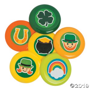 St. Patrick's Day Mini Flying Discs (72 Piece(s))
