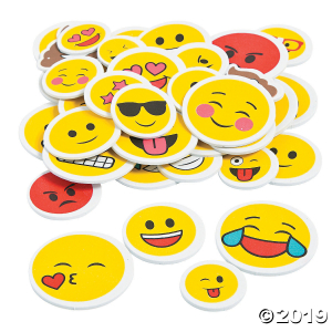 Emoji Self-Adhesive Shapes (220 Piece(s))