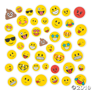 Emoji Self-Adhesive Shapes (220 Piece(s))