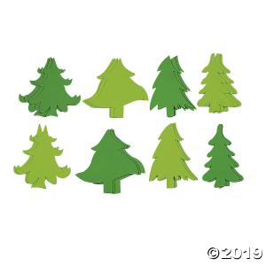 Fabulous Foam Jumbo Christmas Trees (24 Piece(s))