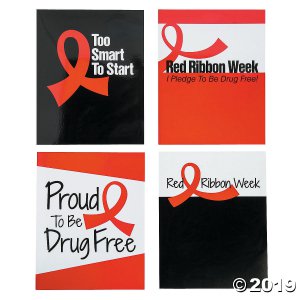 Red Ribbon Week Pocket Folders (Per Dozen)