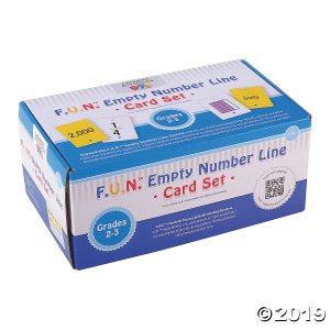 F.U.N. Empty Number Line Card Set Grades 2-3 (1 Set(s))