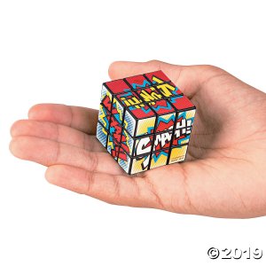 Superhero Mini Puzzle Cubes (Per Dozen)