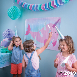 Pin the Horn on the Narwhal Party Game (1 Set(s))