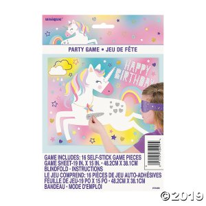 Glitter Unicorn Birthday Party Game (1 Piece(s))