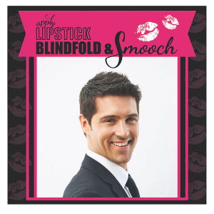 Custom Photo Kiss the Groom Game Banner (1 Piece(s))
