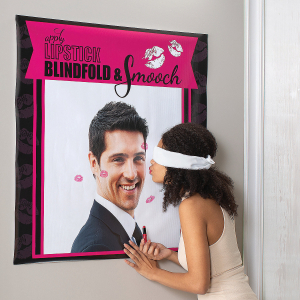 Custom Photo Kiss the Groom Game Banner (1 Piece(s))