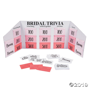 Wedding & Bridal Trivia Game Board Set (1 Set(s))