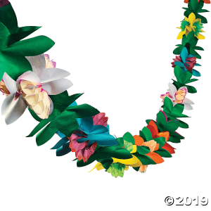 Colorful Flower Garland (9 ft)
