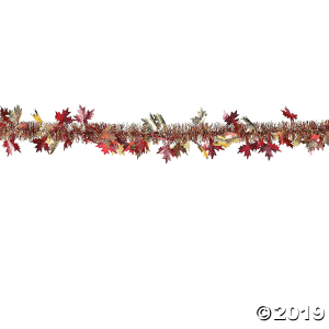 Fall Leaves Tinsel Garland