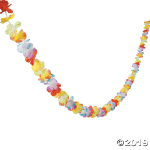Bright Flower Lei Garland (9 ft)