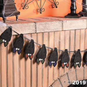 Layered Bat Garland Halloween Decoration (1 Piece(s))