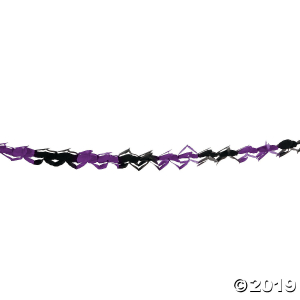 Purple & Black Garland (1 Piece(s))