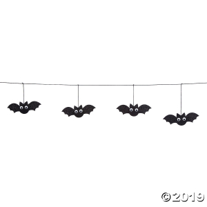 Googly Eye Bat Garland Halloween Decoration (1 Piece(s))