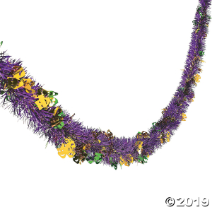 Mardi Gras Tinsel Garland (24 ft)