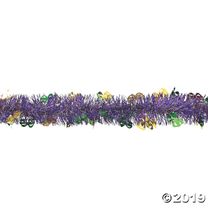 Mardi Gras Tinsel Garland (24 ft)