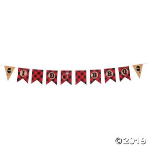 I Do BBQ Wedding Shower Pennant Garland (1 Piece(s))