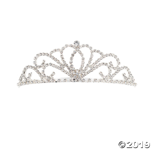 Elegant Rhinestone Flower Tiara (1 Piece(s))