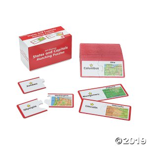 State & Capitals Matching Puzzles (1 Set(s))