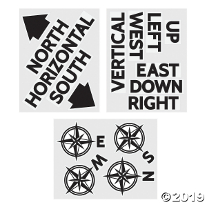 Classroom Directional Clings (16 Piece(s))