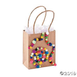 Small Brown Kraft Paper Gift Bags (Per Dozen)