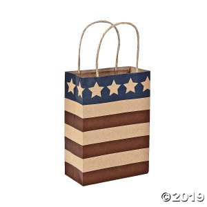 Medium Americana Kraft Paper Gift Bags (Per Dozen)