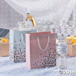 Confetti Design Gift Bags (Per Dozen)