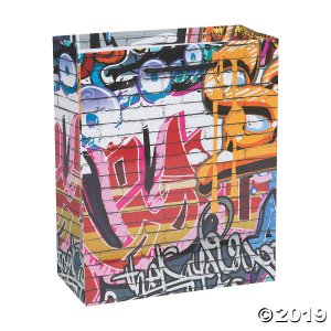 Medium Graffiti Gift Bags (Per Dozen)