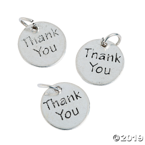 Thank You Charms (100 Piece(s))