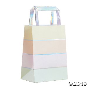 Medium Ginger Ray Pastel Stripe Gift Bags (5 Piece(s))