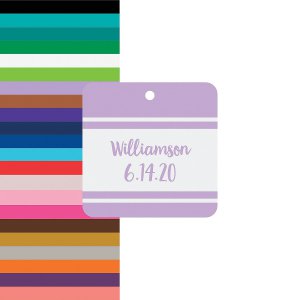 Personalized Family Name Favor Tags (24 Piece(s))