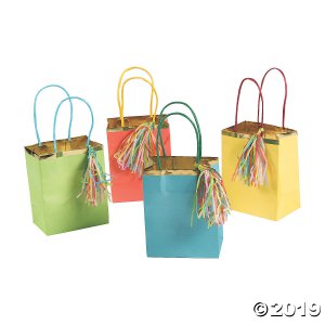 Small Bright Color Gift Bags (4 Piece(s))
